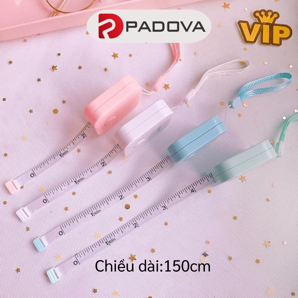 Thước Dây Cuộn Mini1.5M Thu Rút Tự Động Thông Minh PADOVA 8501