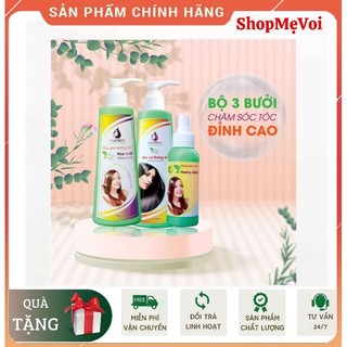 Bộ Dầu gội bưởi, dầu xã bưởi, tinh dầu bưởi.