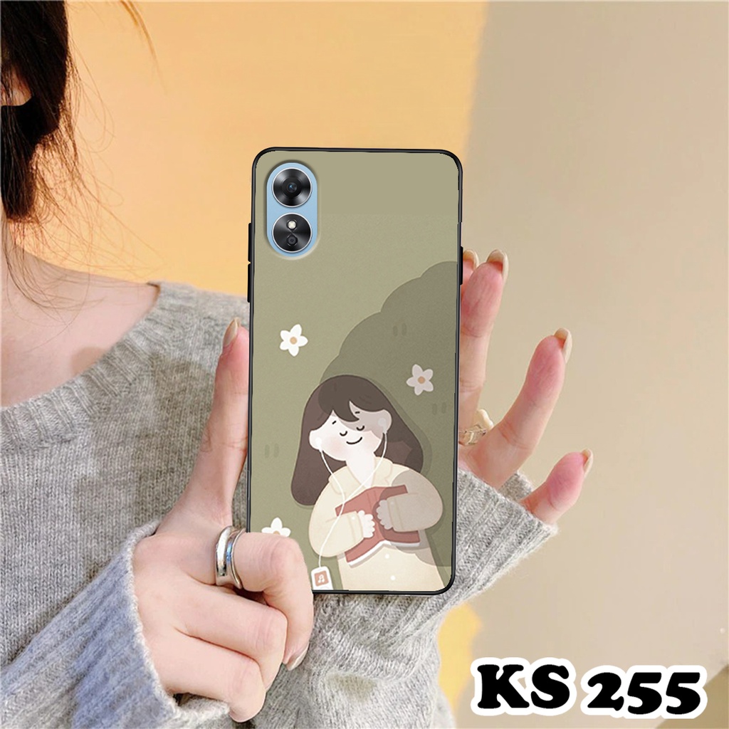 Ốp lưng Oppo A17 - A17k in hình bé gái dễ thương - Chất liệu TPU cao cấp