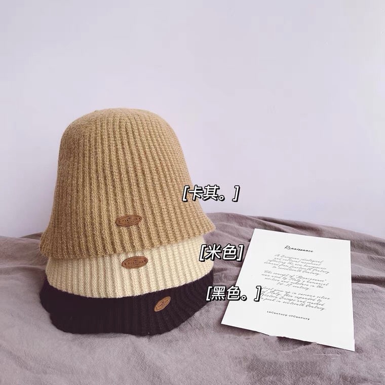 Mũ Bucket Len Phong Cách Hàn Quốc Xinh Xắn Cho Bé