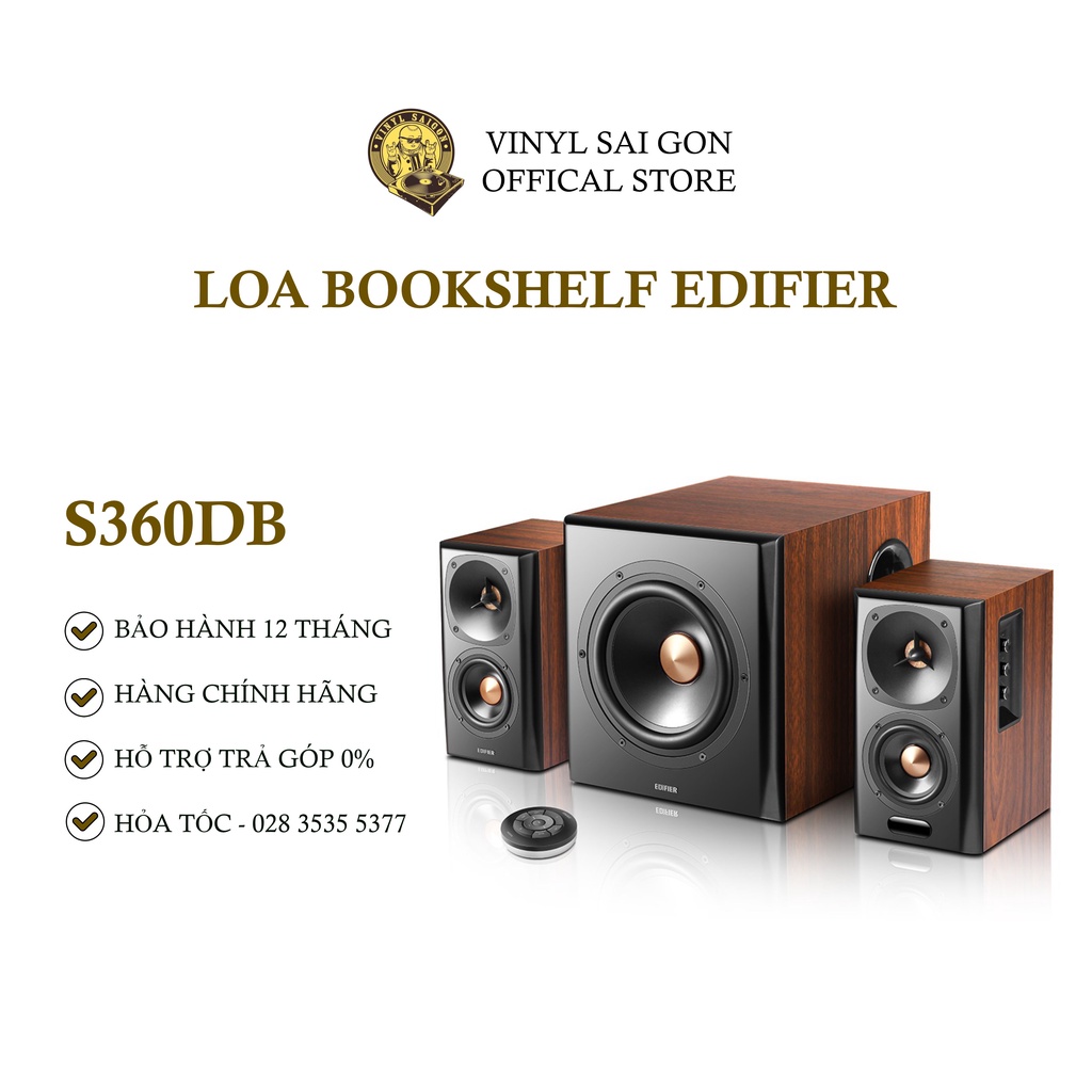 Loa Bookshelf Kèm Subwoofer Edifier S360DB - Bảo Hành Chính Hãng 12 Tháng