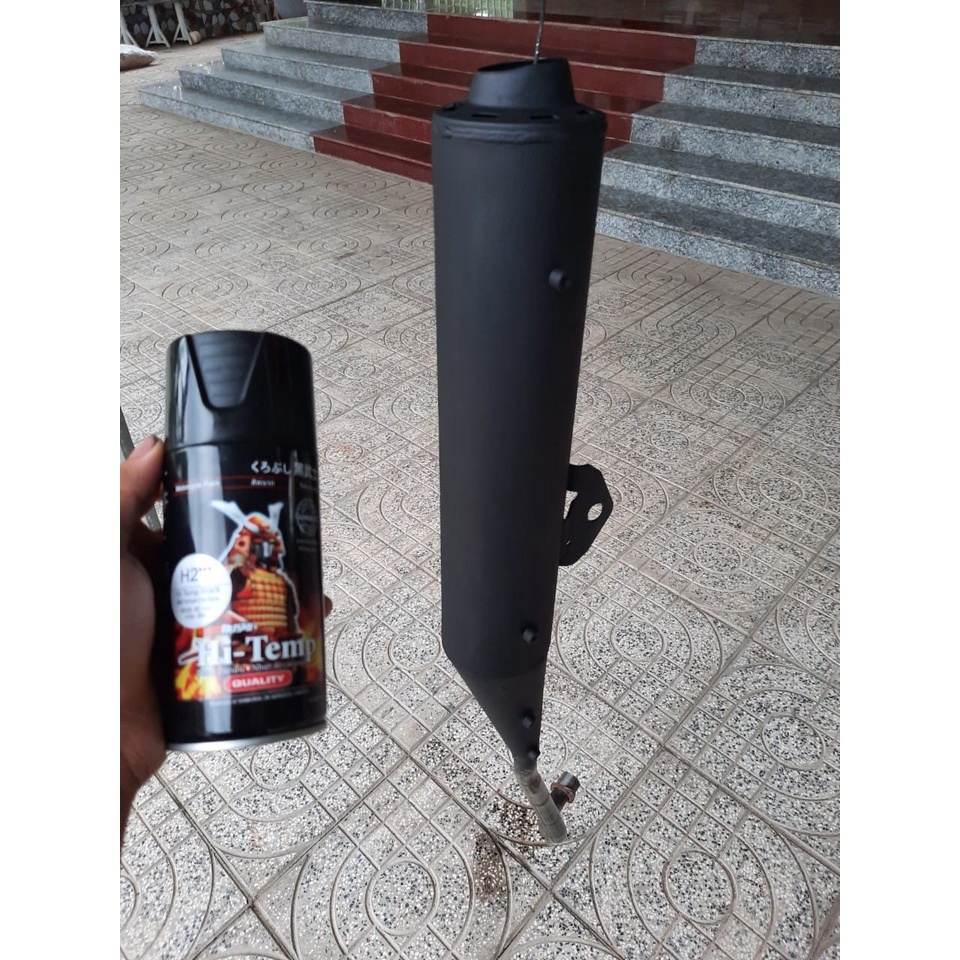 Sơn samurai chịu nhiệt màu đen H2 và H1- Huzen Việt Nam