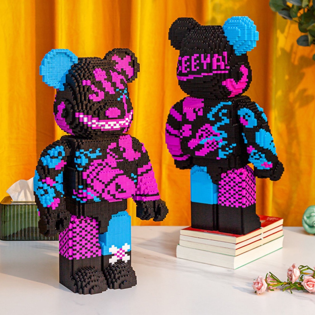 Jinx 55 Mô Hình Lắp Ráp Bearbrick Jinx 55 Có Ngăn Kéo