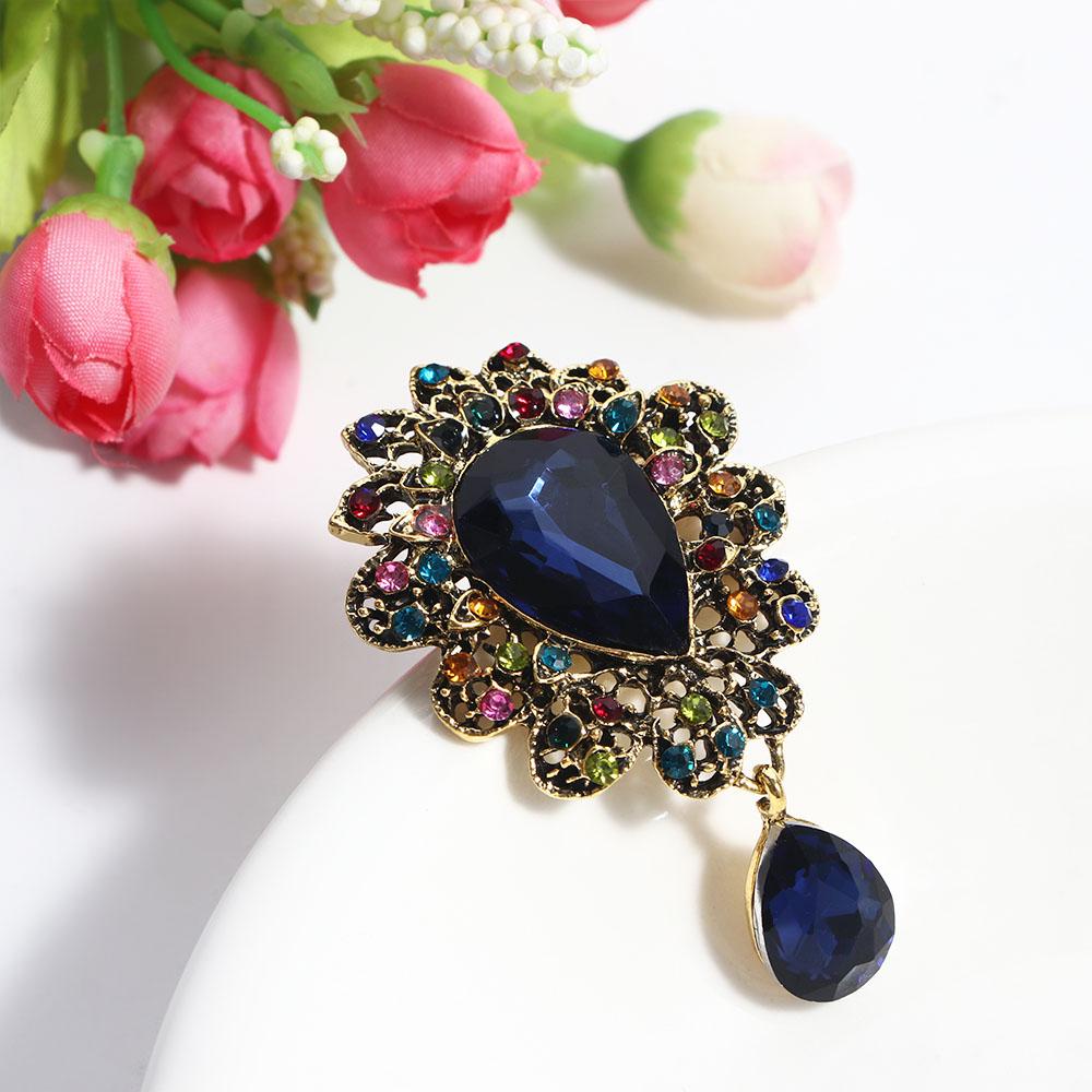 Ghim Cài Áo Hình Giọt Nước Lớn Thời Trang|Trang Sức Vòng Cổ