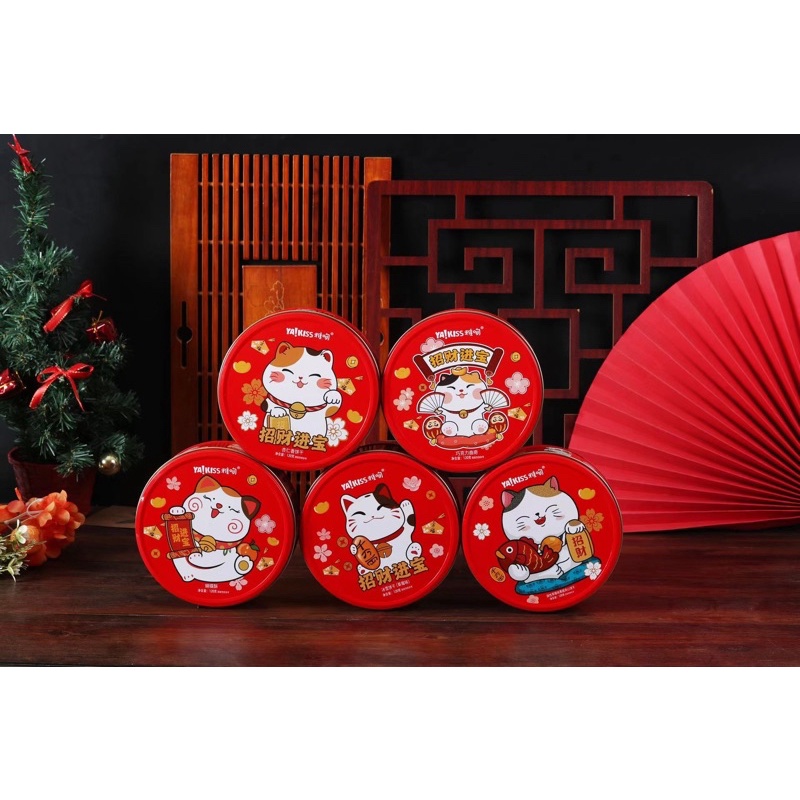 Bánh Quy bơ mèo thần tài Ya!Kiss 120g - Mèo nhí bánh quy