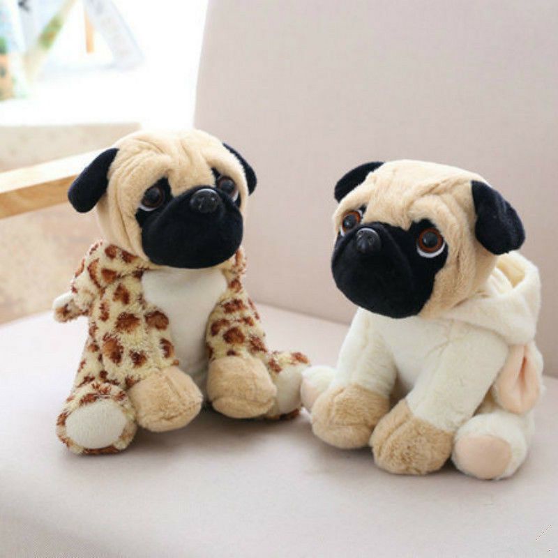 Thú Nhồi Bông Hình Chú Chó Pug 7 Dễ Thương 8 &quot;