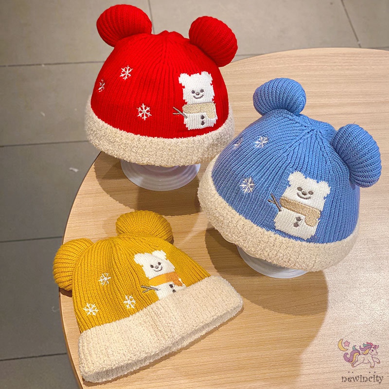 Mũ Dệt Kim Bảo Vệ Tai Phong Cách Hàn Quốc Dành Cho Bé Trai Và Bé Gái