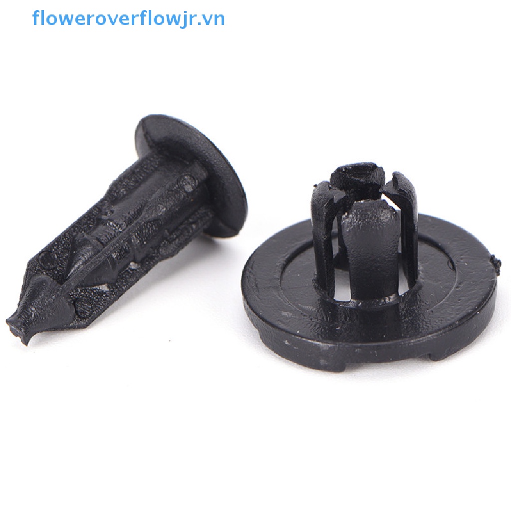 FENDER Set 50 Đinh Tán Nhựa 8mm Cho Xe Ô Tô Set 50 Đinh Tán Nhựa 8mm Màu Đen Cho Xe Ô Tô 50x 8mm A