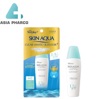Gel Chống Nắng Dưỡng Da Khi Vận Động Mạnh Sunplay Skin Aqua Clear White Outdoor+ SPF50+/PA++++ 30g