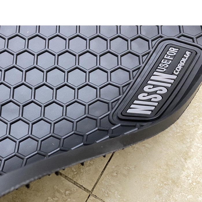 Thảm lót sàn xe Toyota Corolla Altis đời 2014 - 2021, 2022, 2023 - Mẫu cao su đúc không mùi NISSIN