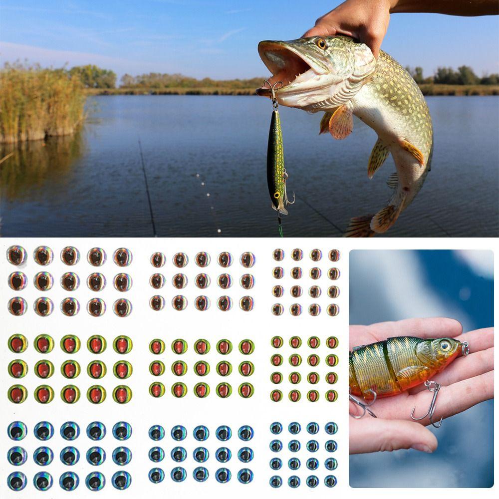 MAYSHOW Set 546 Mắt Cá Giả Gắn Mồi Câu