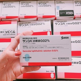 [Hộp 10 Chai] Nhỏ Mắt Sancoba Nhật Bản 5ml