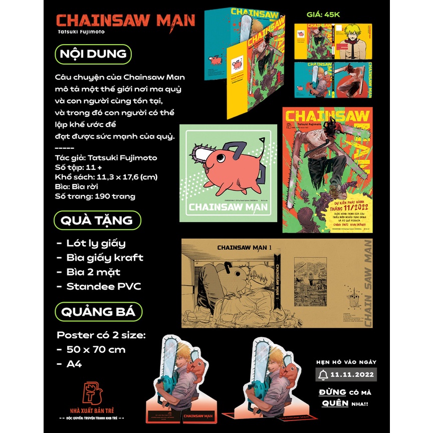 Truyện tranh Chainsaw Man - Full Tập 1-11  - Tntmanga