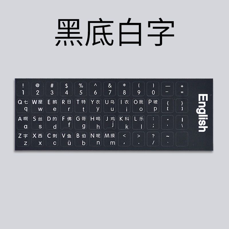 Miếng Dán Bàn Phím Laptop Máy Tính Hình Tròn In Chữ Thay Đổi Màu Sắc