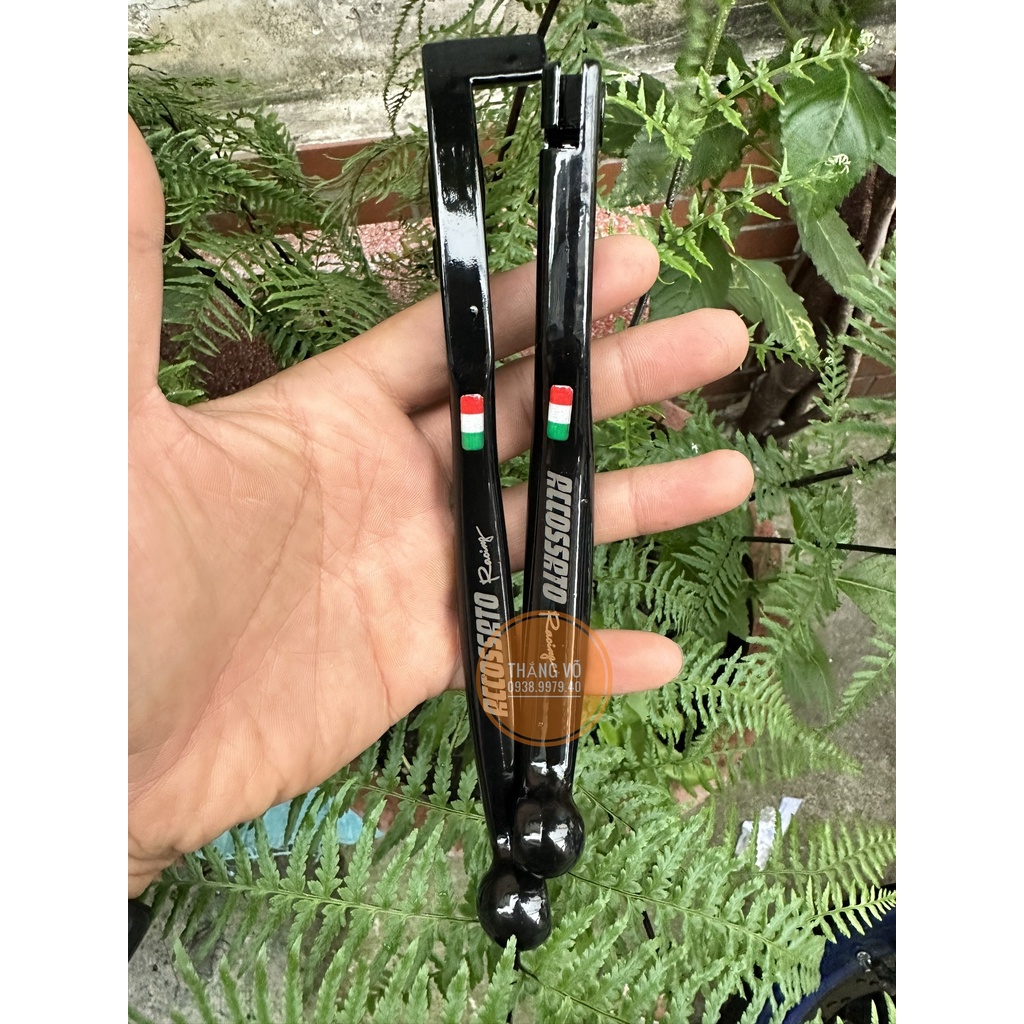 Tay thắng Satria, Tay côn Satria Raider mod Accosssato mẫu ý đen bóng tay thắng Satria đồ chơi phụ kiện Raider Satria