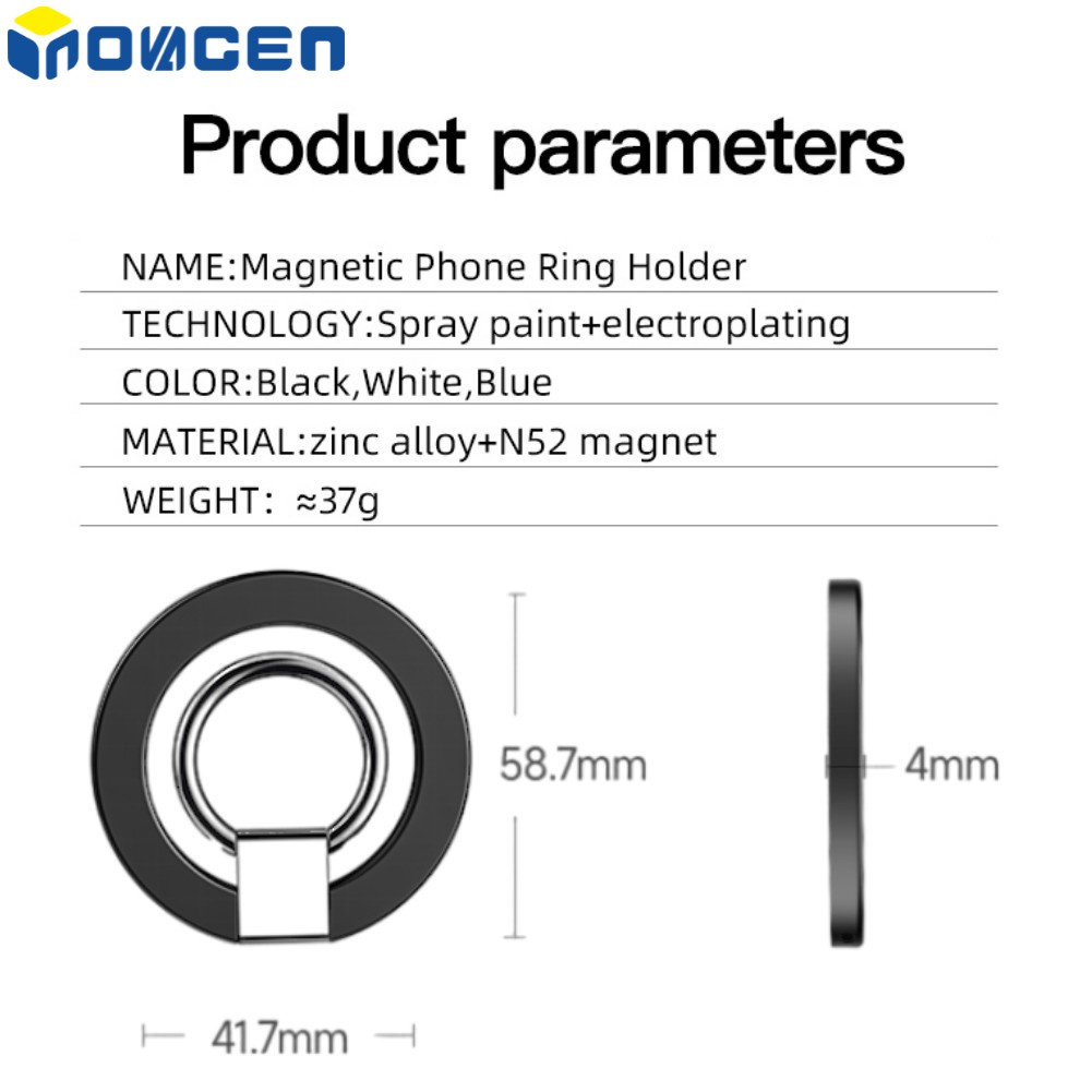 Giá Đỡ Điện Thoại Bằng Nhôm Có Nam Châm Và Tay Cầm Không Cần Khoan
