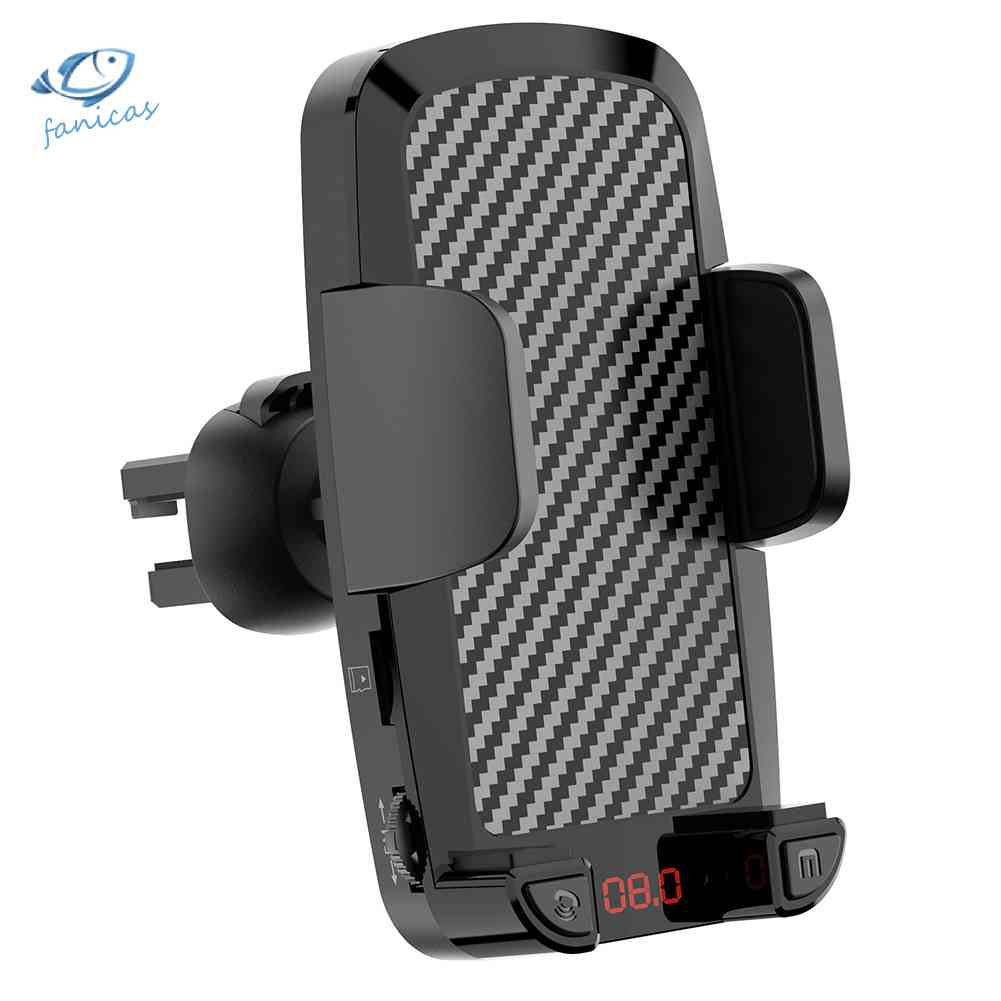Giá Đỡ Điện Thoại / Máy Nghe Nhạc MP3 / Đài FM Kết Nối Bluetooth Cho Xe Hơi