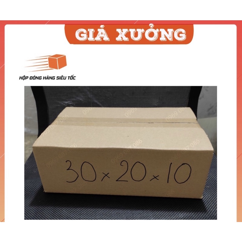 [Rẻ vô địch]20hộp carton đóng hàng khổ 30 x 20 x 10
