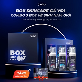 Bộ quà tặng nam giới Oniiz - Box Skincare combo 3 Bọt vệ sinh nam