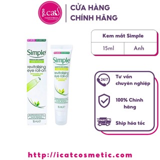 Lăn Dưỡng Mắt Simple Revitalising Eye Roll-On 15ml