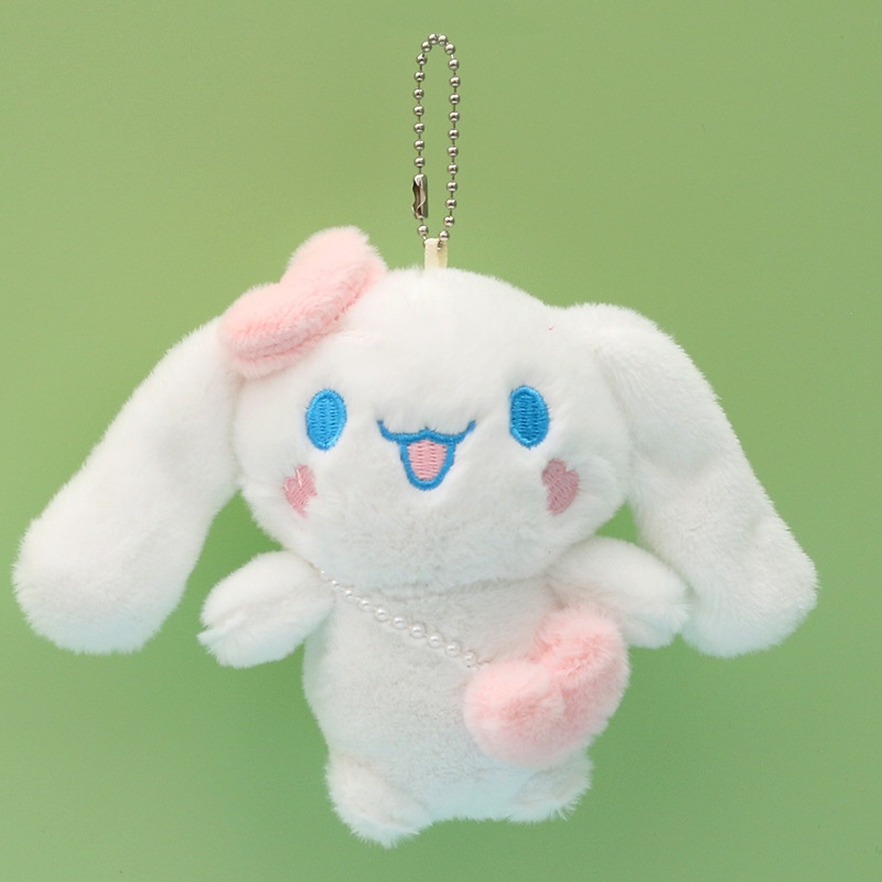 Móc Khóa Hình Chú Chó Cinnamon Nhồi Bông Dễ Thương