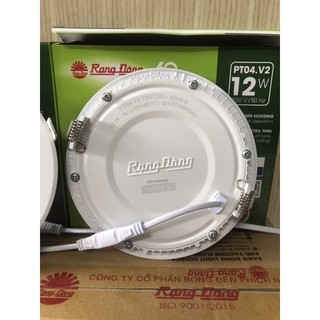 Đèn âm trần PT04v2 9W-12W Rạng Đông