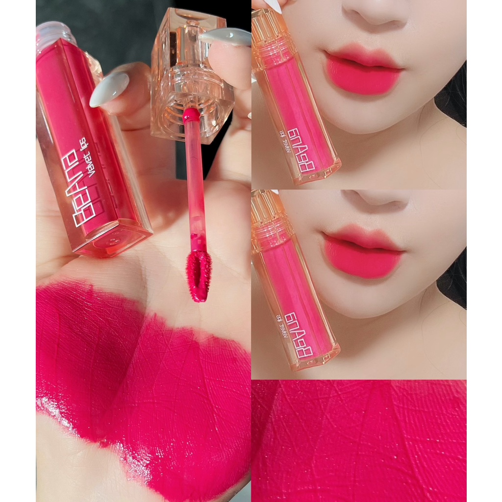 Son BeAna Cao Cấp - Son Kem Siêu Lì Không Chì Mềm Môi Công Nghệ Mới Nhất- Son B.A Ver4