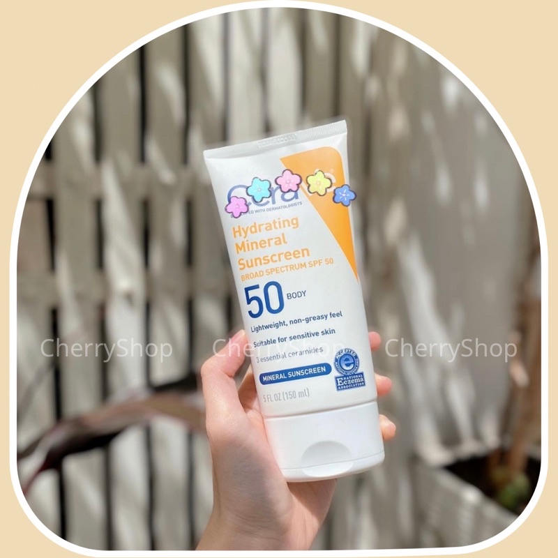 Kem chống nắng dành cho body CrV Hydrating Sunscreen SPF 30/SPF 50 Body Lotion (150ml)