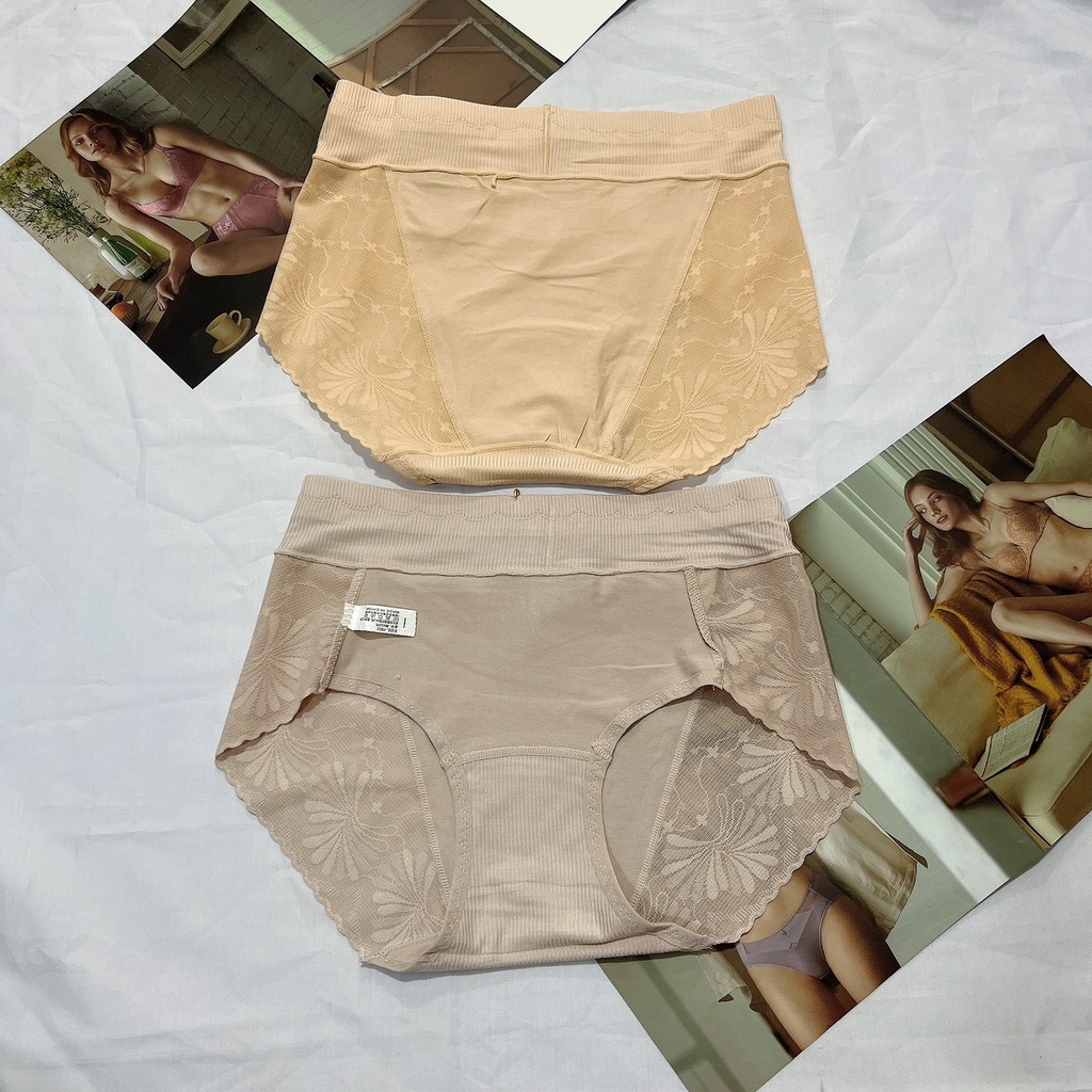 Quần lót nữ cotton viscose cao cấp cạp cao 1915 mềm mại thấm hút mồ hôi thoáng mát freesize từ 45kg-65kg