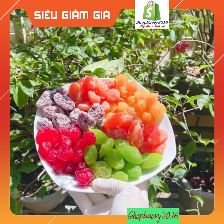 Ô mai Mận đỏ 500G ★Loại Vip★ Omai Xí muội Mận đỏ chua ngọt sấy dẻo