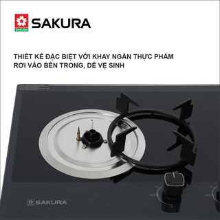 Bếp gas âm SAKURA SG-2668GB (Hàng Chính hãng - Bảo hành 24 tháng)
