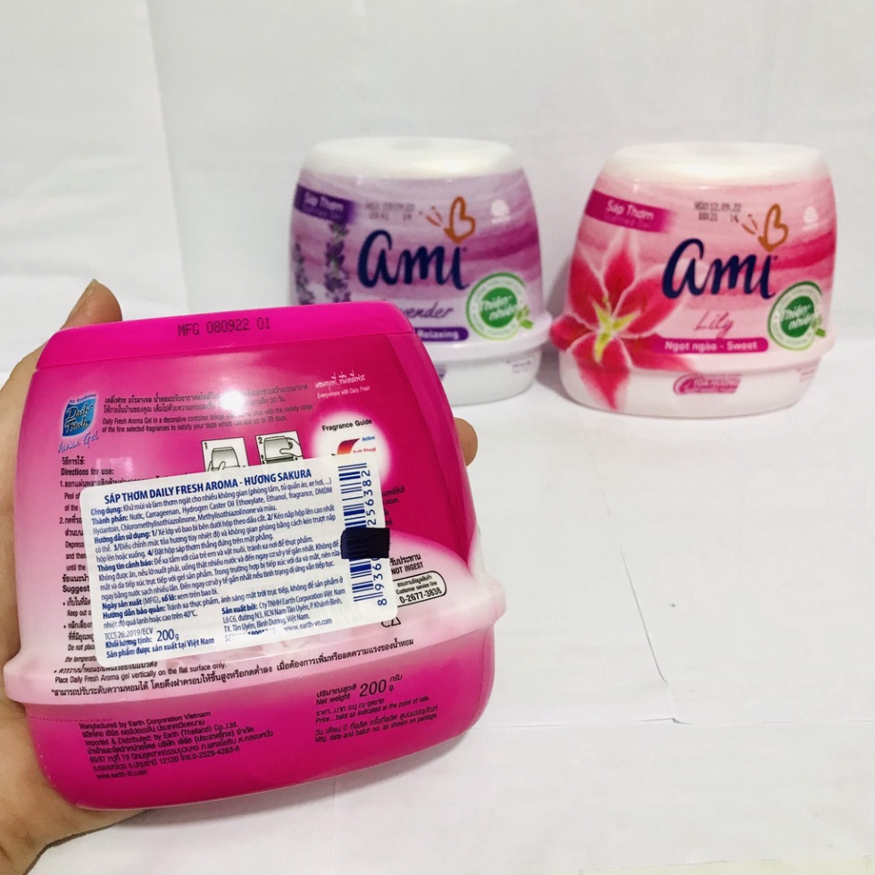 Sáp thơm Ami đủ các mùi dùng làm thơm phòng trong gia đình