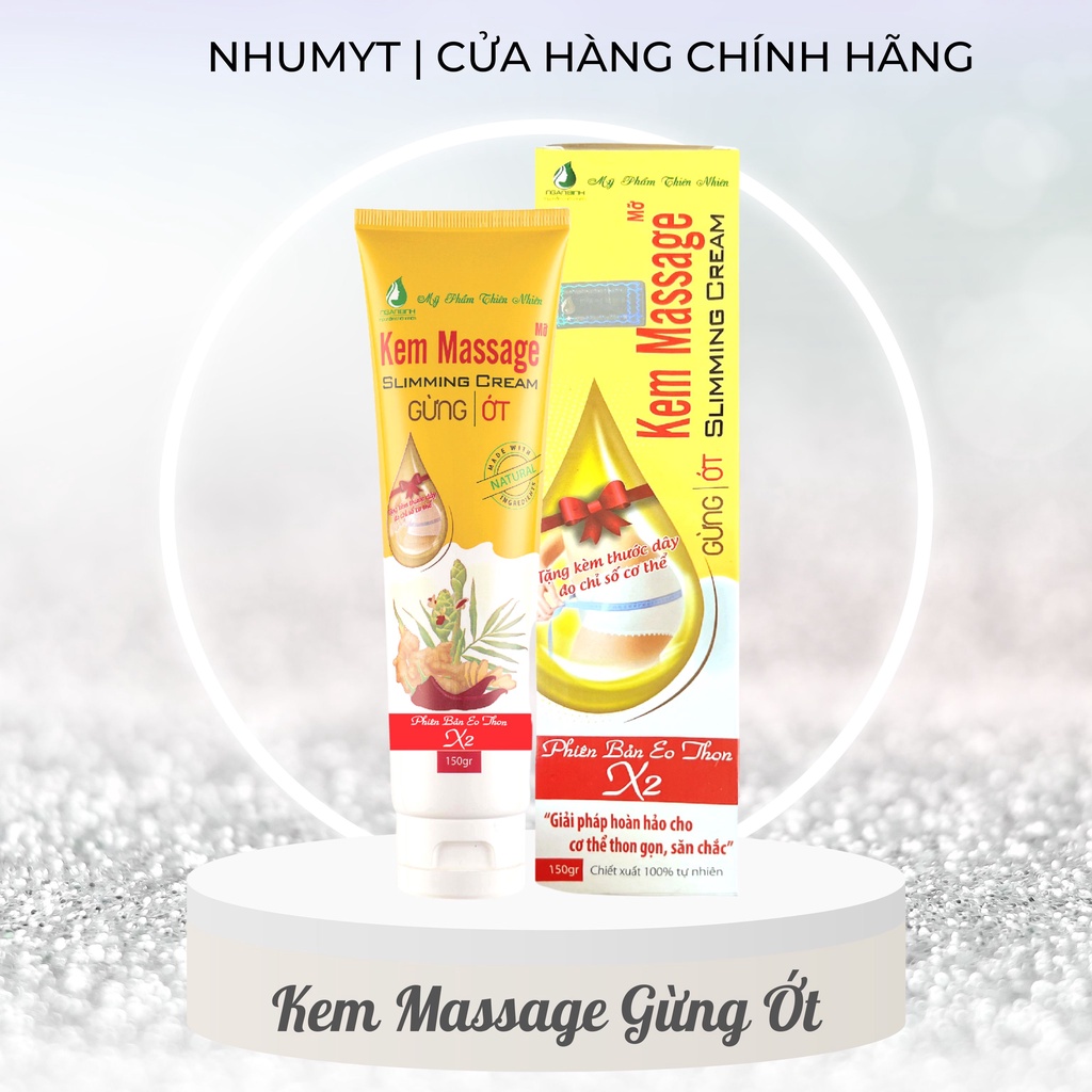 (QR Icheck Tem cào) Tặng thước dây+Tặng đai nịt bụng Kem tan mỡ ngân bình chính hãng mẫu mới 2020