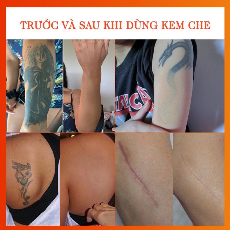 Kem che hình xăm Zip Tattoo 5g - Cam kết che phủ 100% diện tích hình xăm