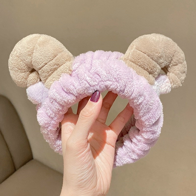 Băng đô rửa mặt băng đô bông dày mịn xinh xắn dễ thương cho các nàng , phong cách hàn quốc