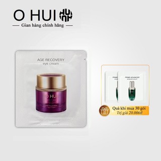 [Date 23 - 10 gói] Kem Dưỡng Chống Lõa Hóa Vùng Mắt Ohui Age Recovery Eye Cream 1ml - Kem mắt Ohui tím