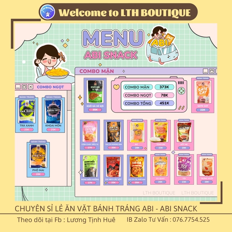 BÁNH TRÁNG ABI - ABI SNACK
