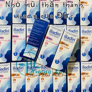 Nhỏ mũi iliadin cho bé 0-12 tháng tuổi và 1-6 tuổi