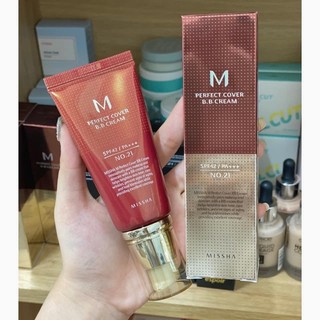 [CHÍNH HÃNG 100%] KEM NỀN MISSHA M PERFECT COVER BB CREAM SPF 42++(date 2027)