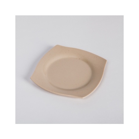 Đĩa vuông cạn nhựa phíp Melamine Fataco DVC07 - màu nâu