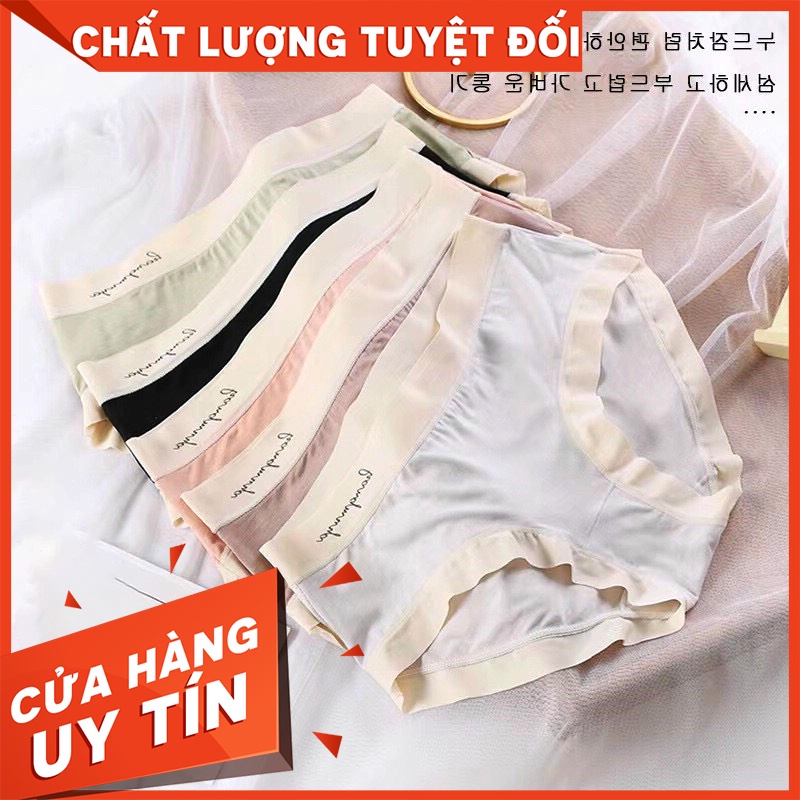 Quần lót lưng vừa chất cotton hàn phối viền màu năng động tông pastel siêu mềm siêu thấm hút form rộng