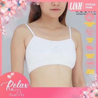 ÁO LÓT BÉ GÁI, ÁO LÓT HỌC SINH, COTTON 2 LỚP CHỐNG LỘ CAO CẤP RELAX RATEEN001