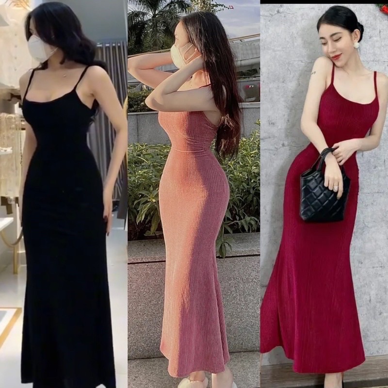 ĐẦM REN LƯỚI NHŨ DÁNG DÀI 2 DÂY TK DÁNG DÀI FORM CHUẨN CÓ MÚT NGỰC KHOÁ KÉO SAU LƯNG L1.