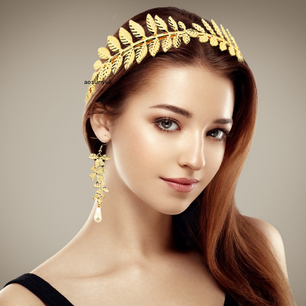 Set 10 Vòng Đeo Tay Hóa Trang Nữ Thần Hy Lạp La Mã Laurel