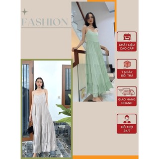 Đầm nữ hai dây maxi dài kiểu tầng xoè xinh xỉu Size S & M [XÍN - Fashion Design]