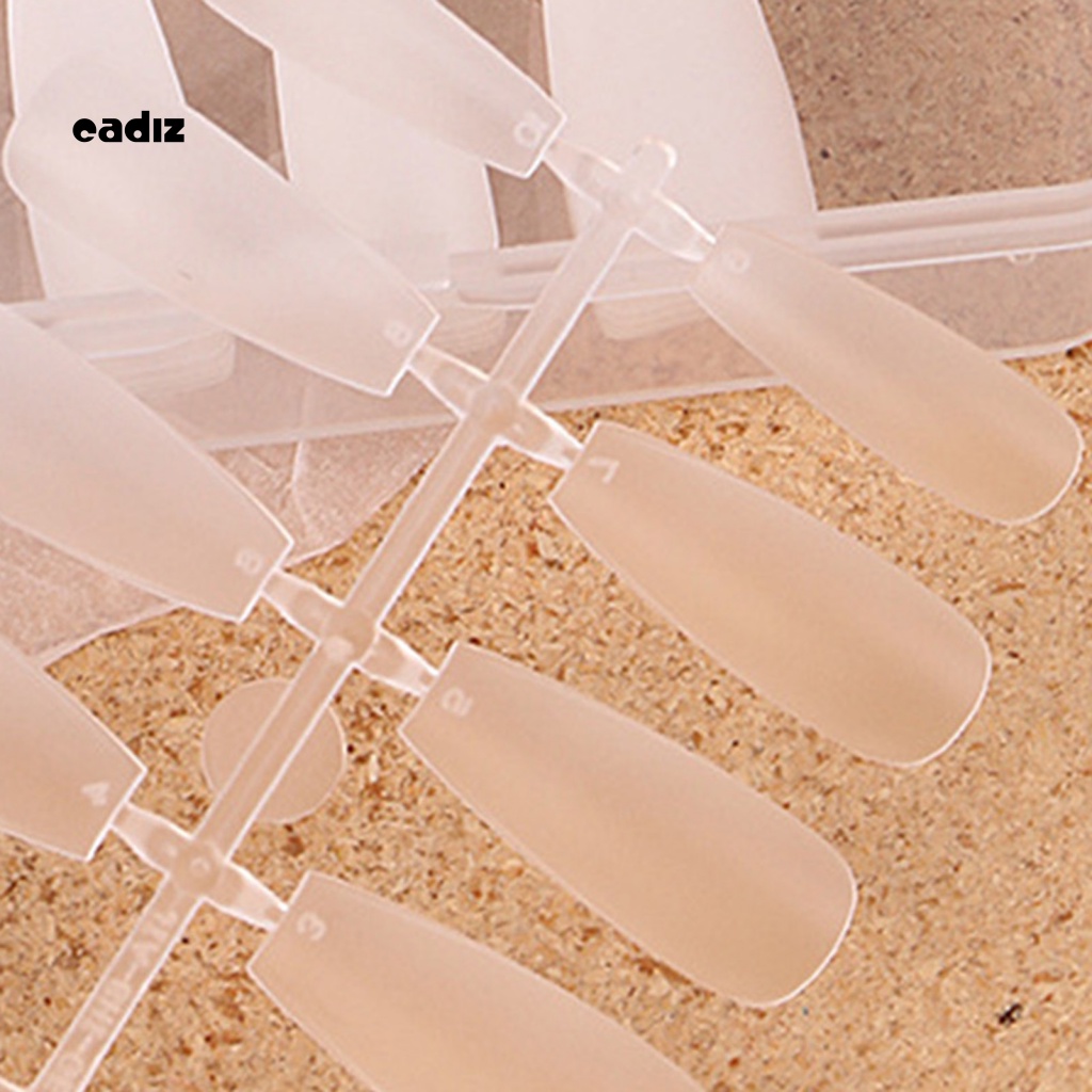 Set 100 Móng Tay Giả Không Mùi Dạng Nhấn Tiện Dụng