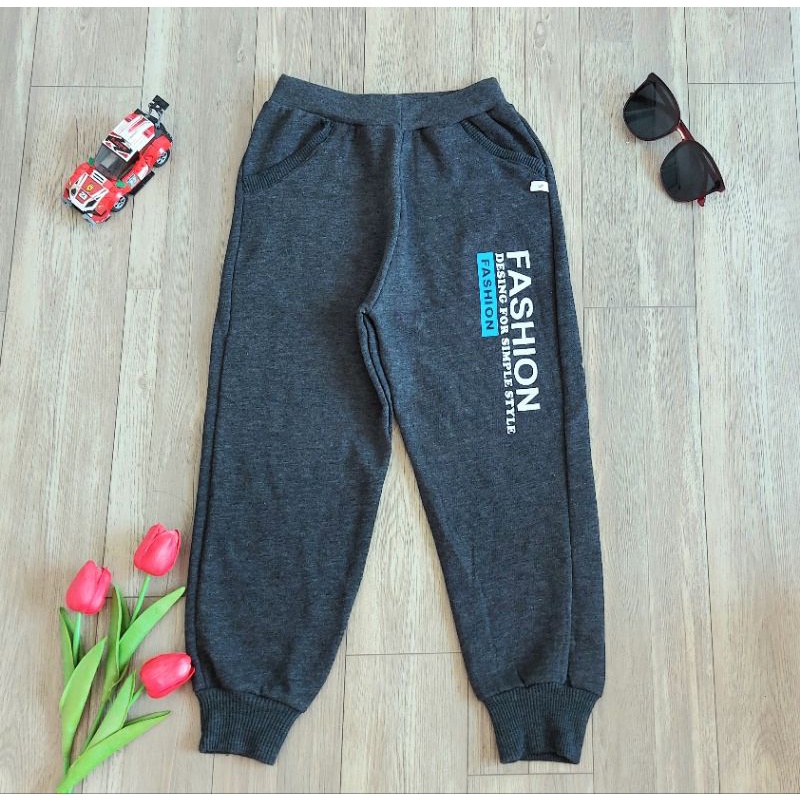 Quần nỉ bông bé trai size đại 20-45kg túi thật