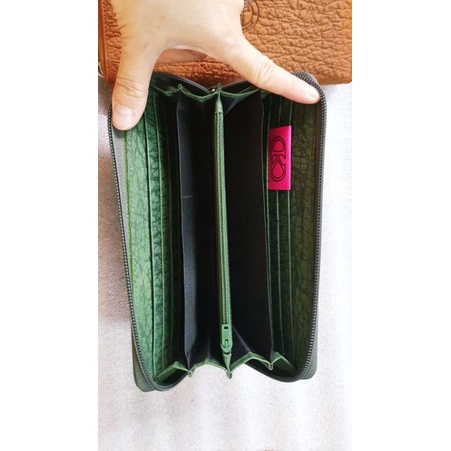 Ví Nữ Da Voi Thái Lan 1 Khóa Kéo