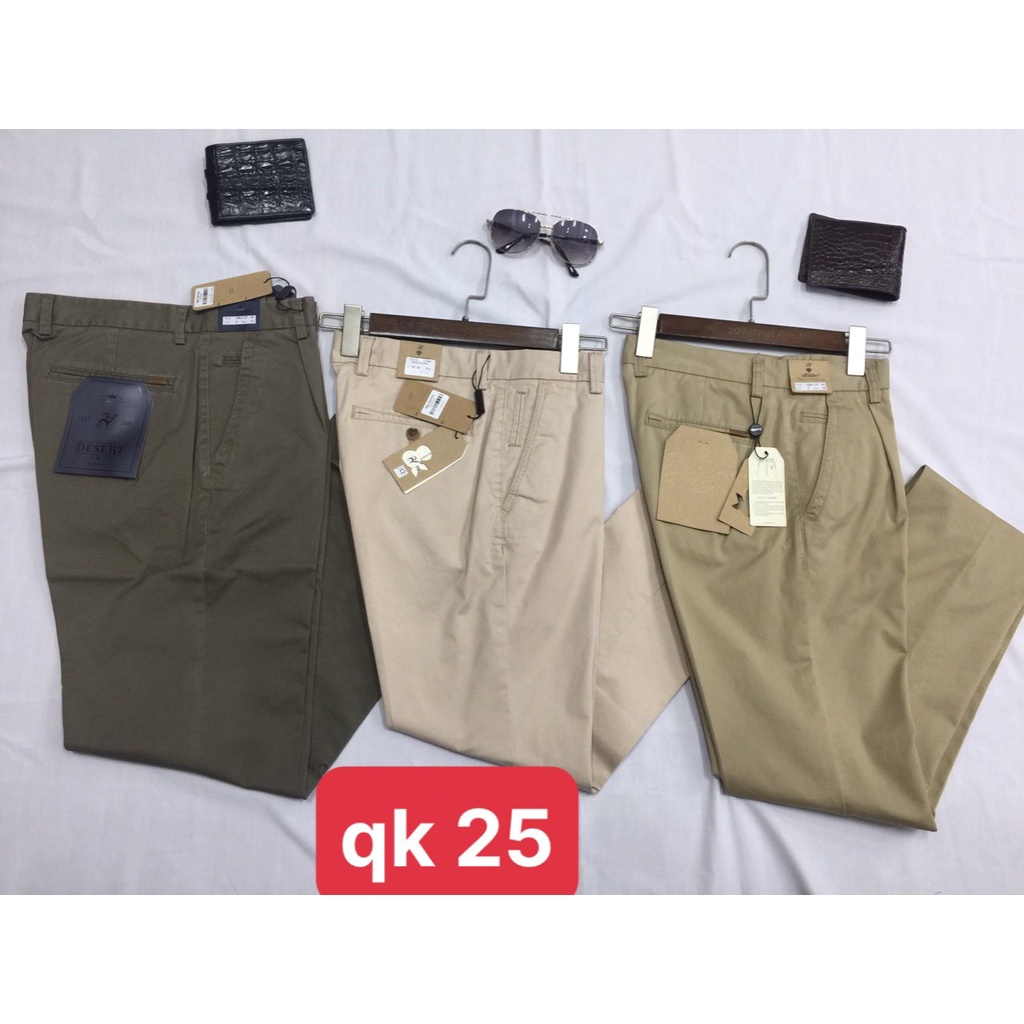 Quần Kaki Desert_QK1-25, công nghệ chống nhăn của đức,quần có ly