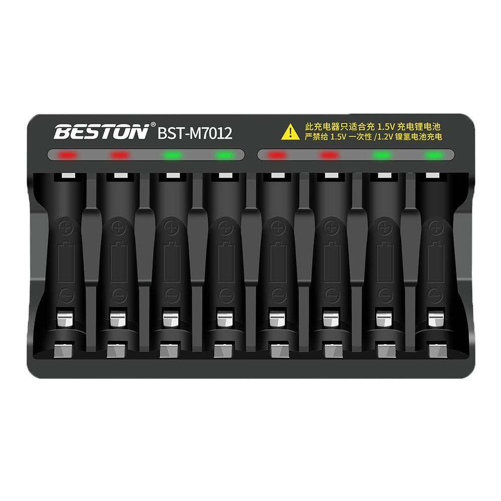 BEBETTERM Cục Sạc Nhanh Thông Minh Có Đèn LED Chỉ Báo Cho Pin AA AAA 1.5V